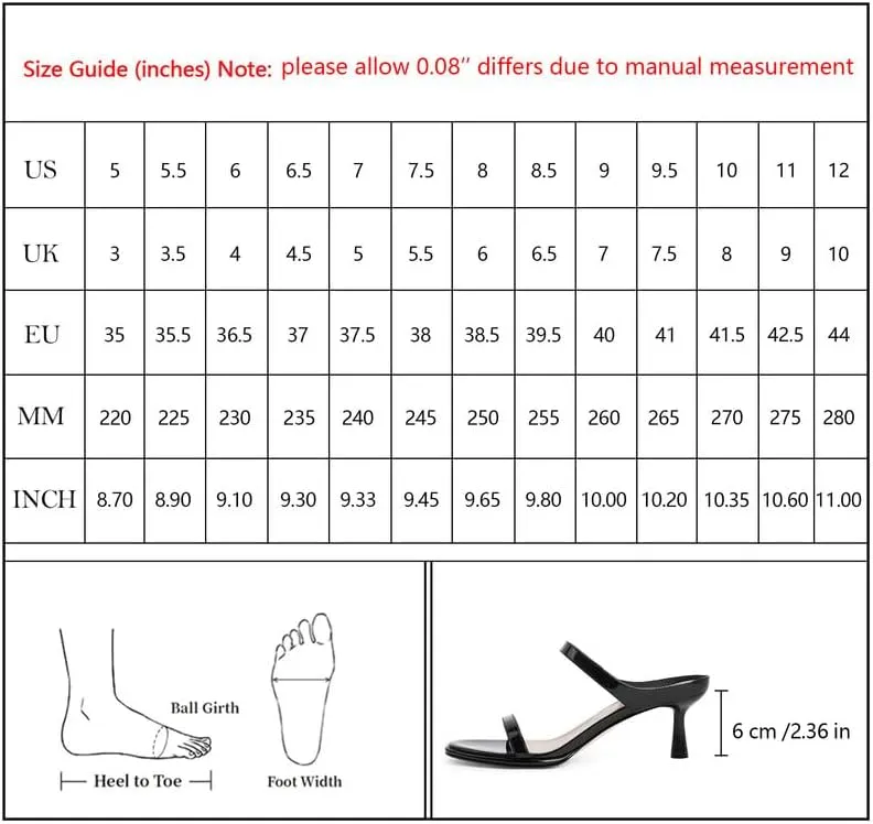 Modatope Two Strap Heeled Sandals for Women Kitten Heel Rounded Toe Heels Women Slip on Open Toe Sandals