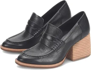 MOOMMO Women's Chunky Platform Loafers Pumps Round Closed Toe Slip On Penny Loafers Suede Block High Heels Oxford Shoes Formal Classic Thick Heel Dress Loafer Office Ladies Vintage Comfort 4-11 M US