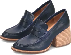 MOOMMO Women's Chunky Platform Loafers Pumps Round Closed Toe Slip On Penny Loafers Suede Block High Heels Oxford Shoes Formal Classic Thick Heel Dress Loafer Office Ladies Vintage Comfort 4-11 M US
