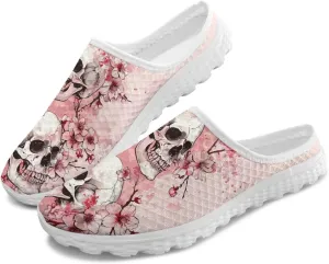 Mule Shoes for Women Wide Toe Box Garden Clogs Ladies Causal Walking Flat Loafers US 6-13.5