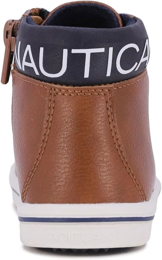 Nautica Kids Chukka Boots with Lace-Up and Zipper Ankle Bootie Design | Boys-Girls | Dress Shoes | Size for Toddler & Little Kids