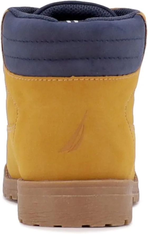 Nautica Kids Dress Chukka Boots - Boys Booties with Adjustable Strap (Toddler/Little Kids)