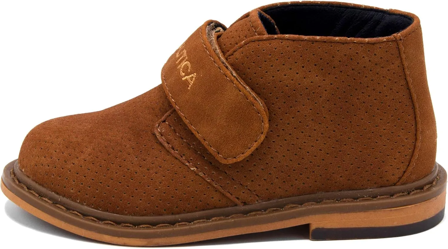 Nautica Kids Dress Chukka Boots - Boys Booties with Adjustable Strap (Toddler/Little Kids)