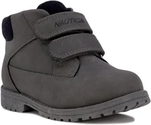 Nautica Kids Dress Chukka Boots - Boys Booties with Adjustable Strap (Toddler/Little Kids)