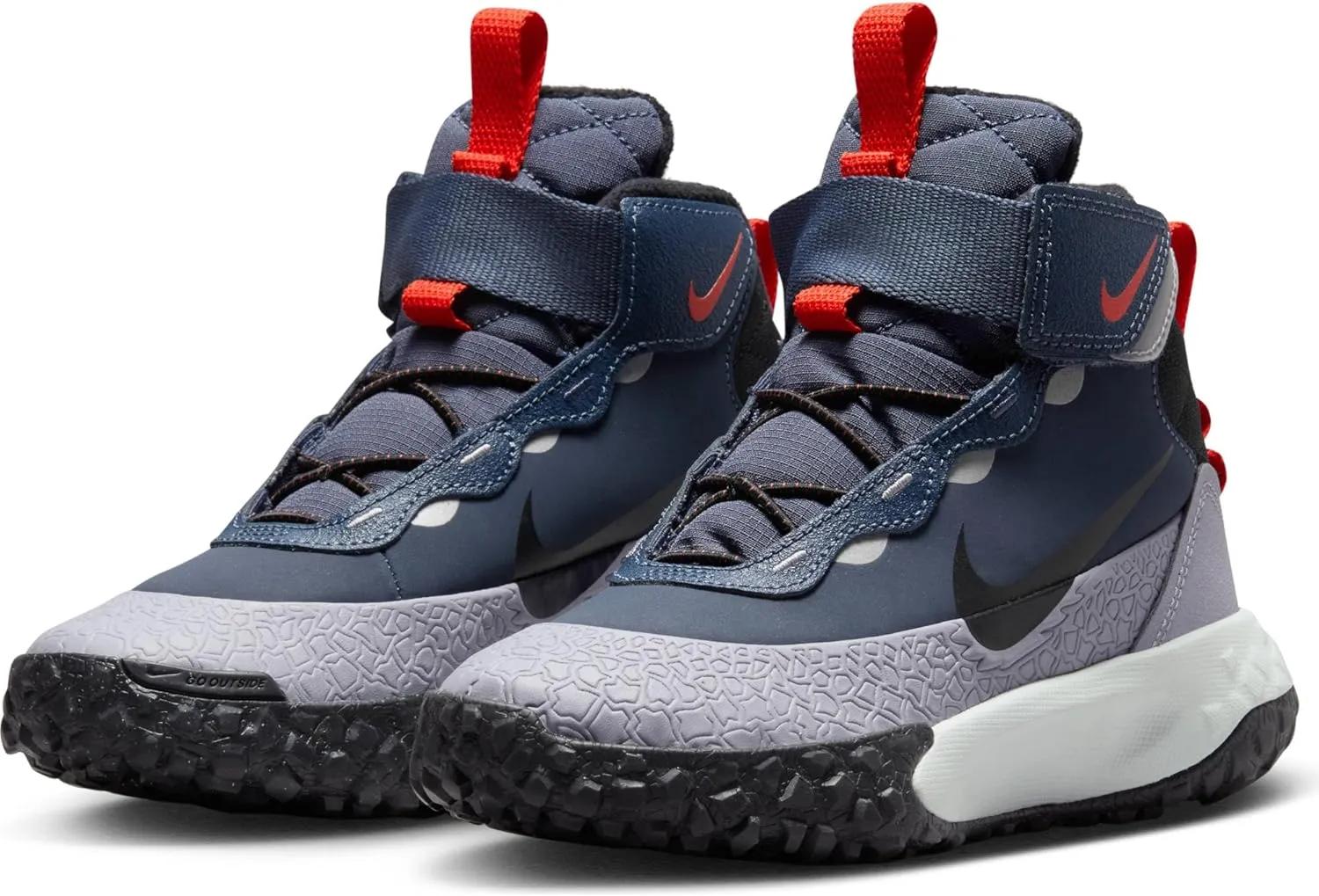 Nike Terrascout Little Kids' Boots (FV4174-400, Thunder Blue/Cement Grey/Pure Platinum/Black)