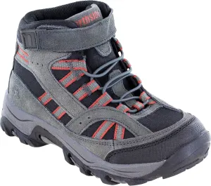Northside Unisex-Child Rampart Mid Hiking Boots - Lightweight Performance | Suede/Ripstop Nylon Moisture-Wicking Quick Lace-Up Durable TPR Outsole | Kids Hiking Adventure Essential