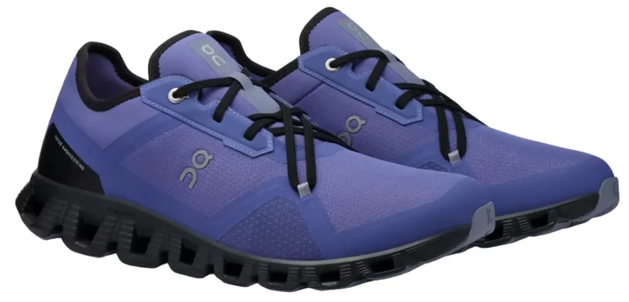 On Men's Cloud X 3 AD Sneakers, Blueberry/Black, 12 Medium US