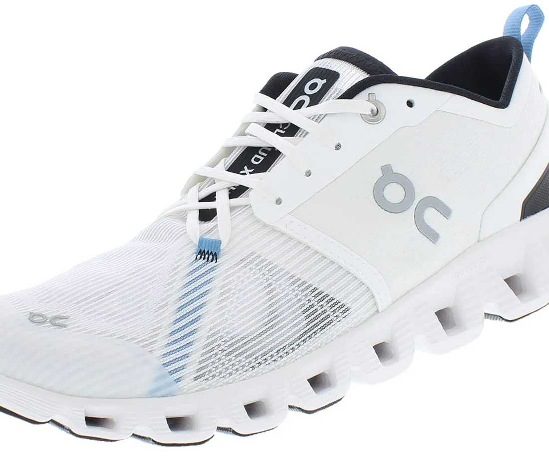 On Men's Cloud X 3 Shift Sneakers, White/Black, 10.5 Medium US