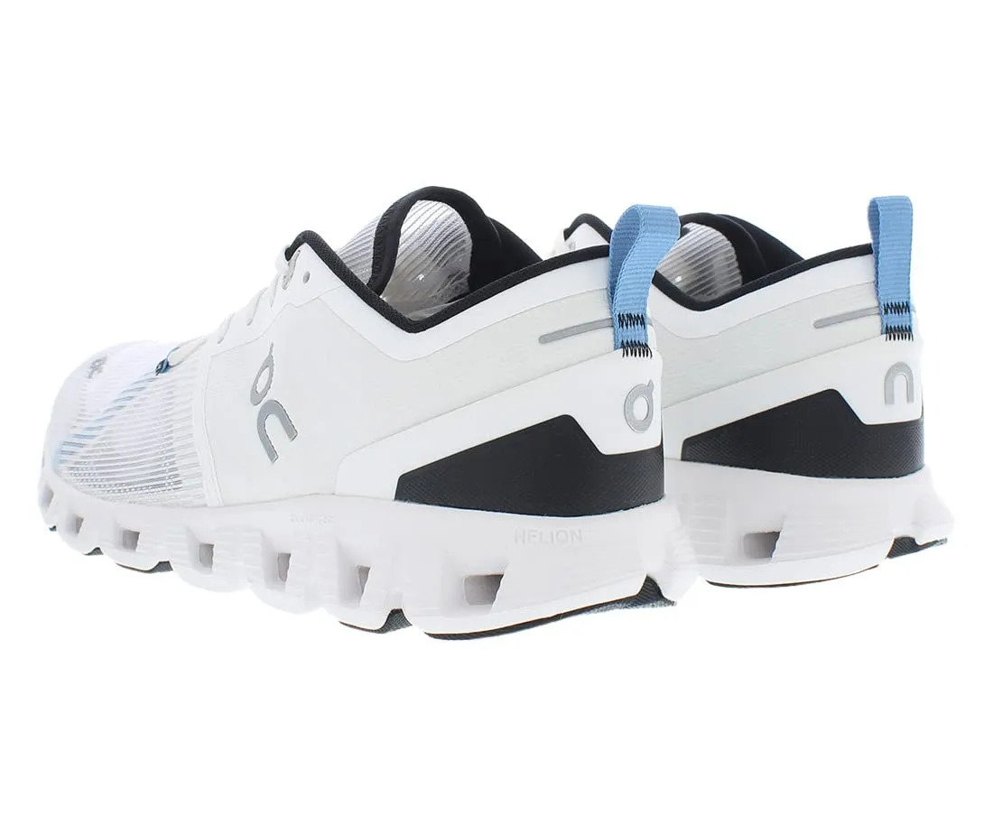 On Men's Cloud X 3 Shift Sneakers, White/Black, 10.5 Medium US