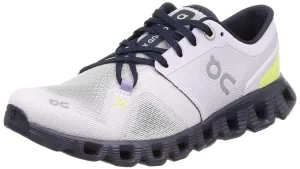 On Women's Cloud X 3 Sneakers, Orchid/Iron, 7 Medium US