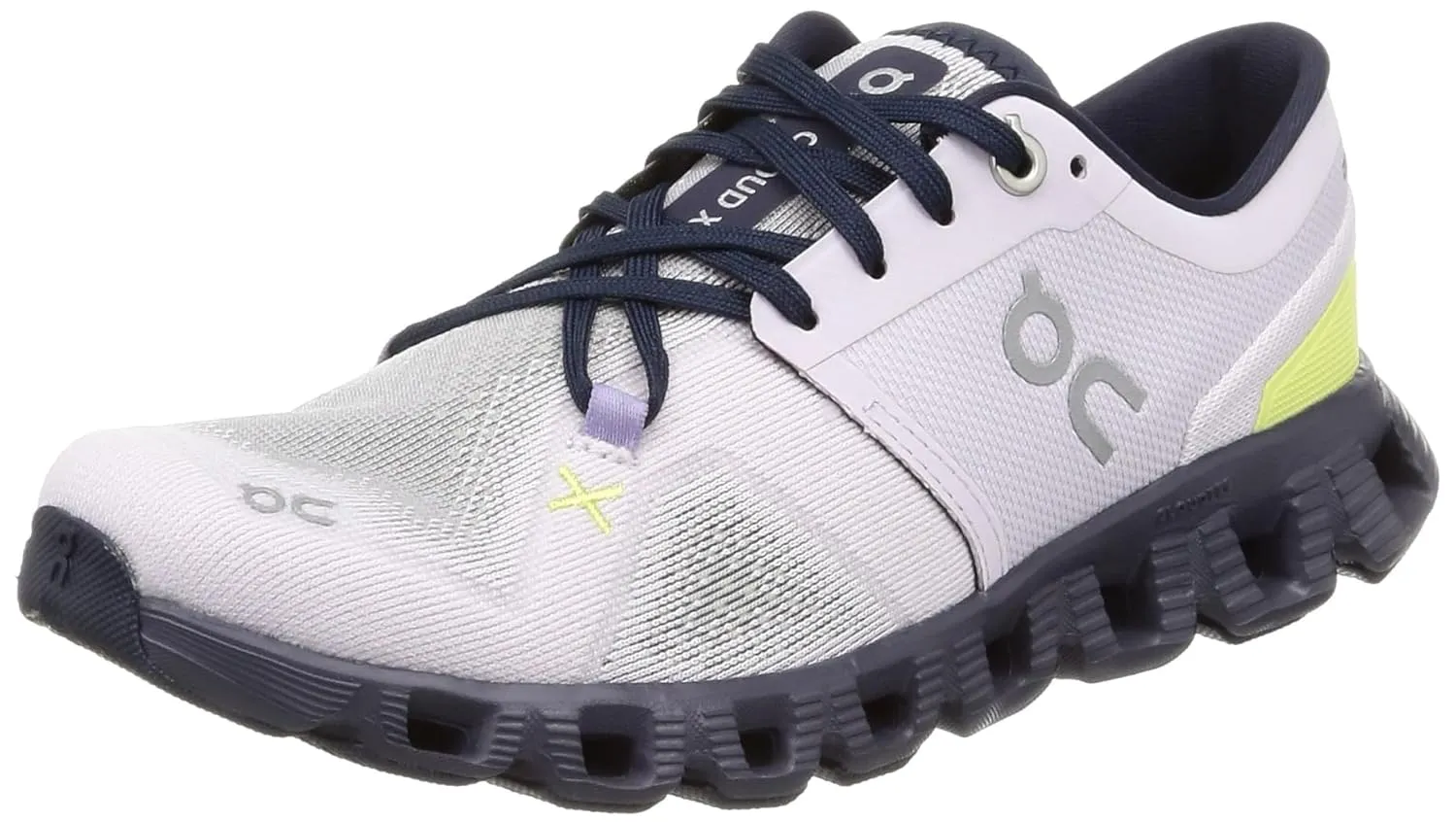 On Women's Cloud X 3 Sneakers, Orchid/Iron, 7 Medium US