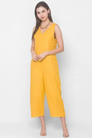 Organic Linen Yarrow Jumpsuit