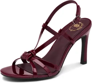 Pasuot Strappy Heeled Sandals for Women - Open Toe Ankle Strap Stiletto High Heels, Round Toe Sexy Cross Strap Adjustable Buckle Thin Heel for Women Ladies Summer Homecoming Party Dress