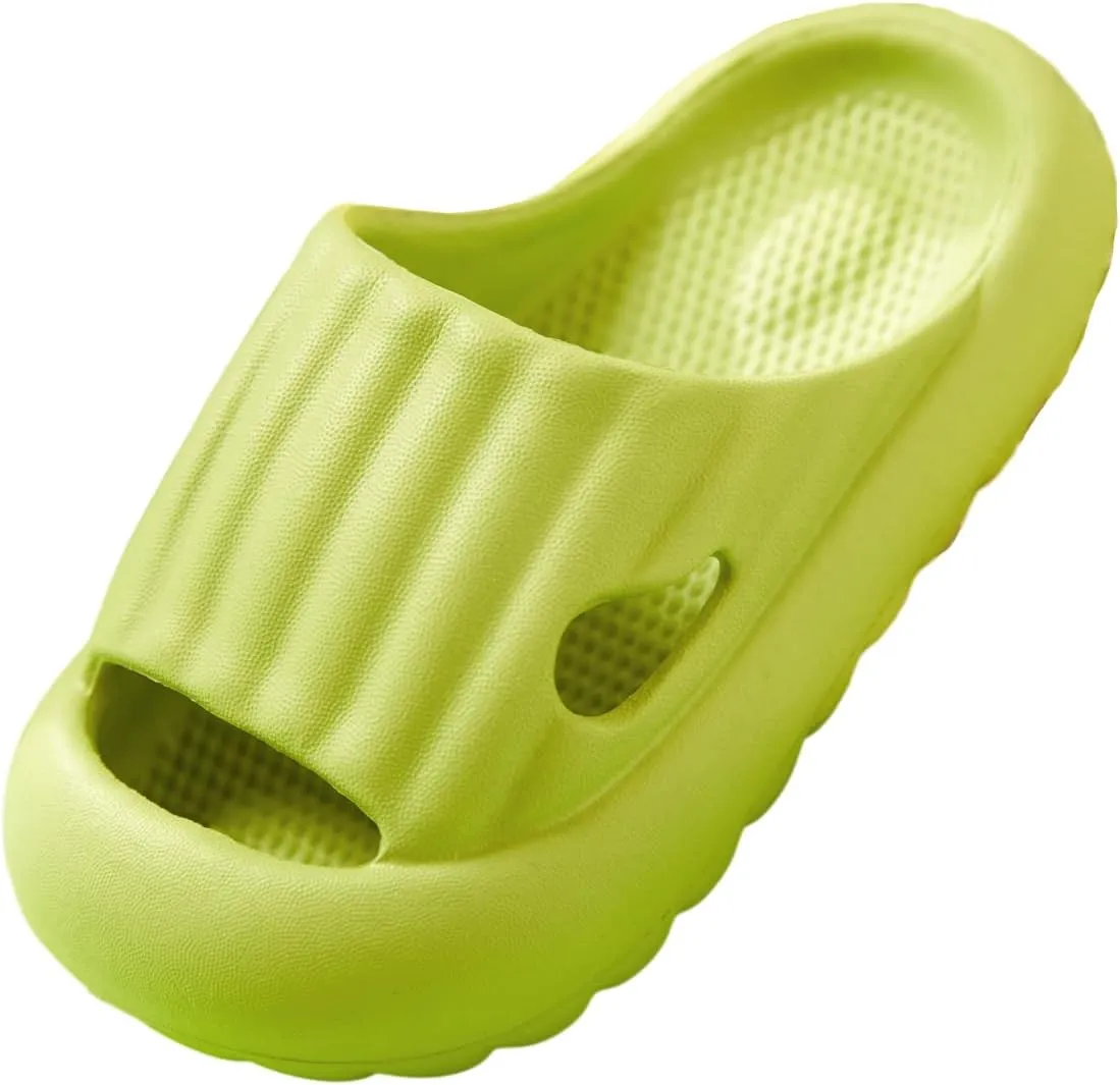 PATPAT Girls Boys Slides Sandals Bathroom Shower Slides Sandal Slip on Summer Beach Pool Pillow Slippers