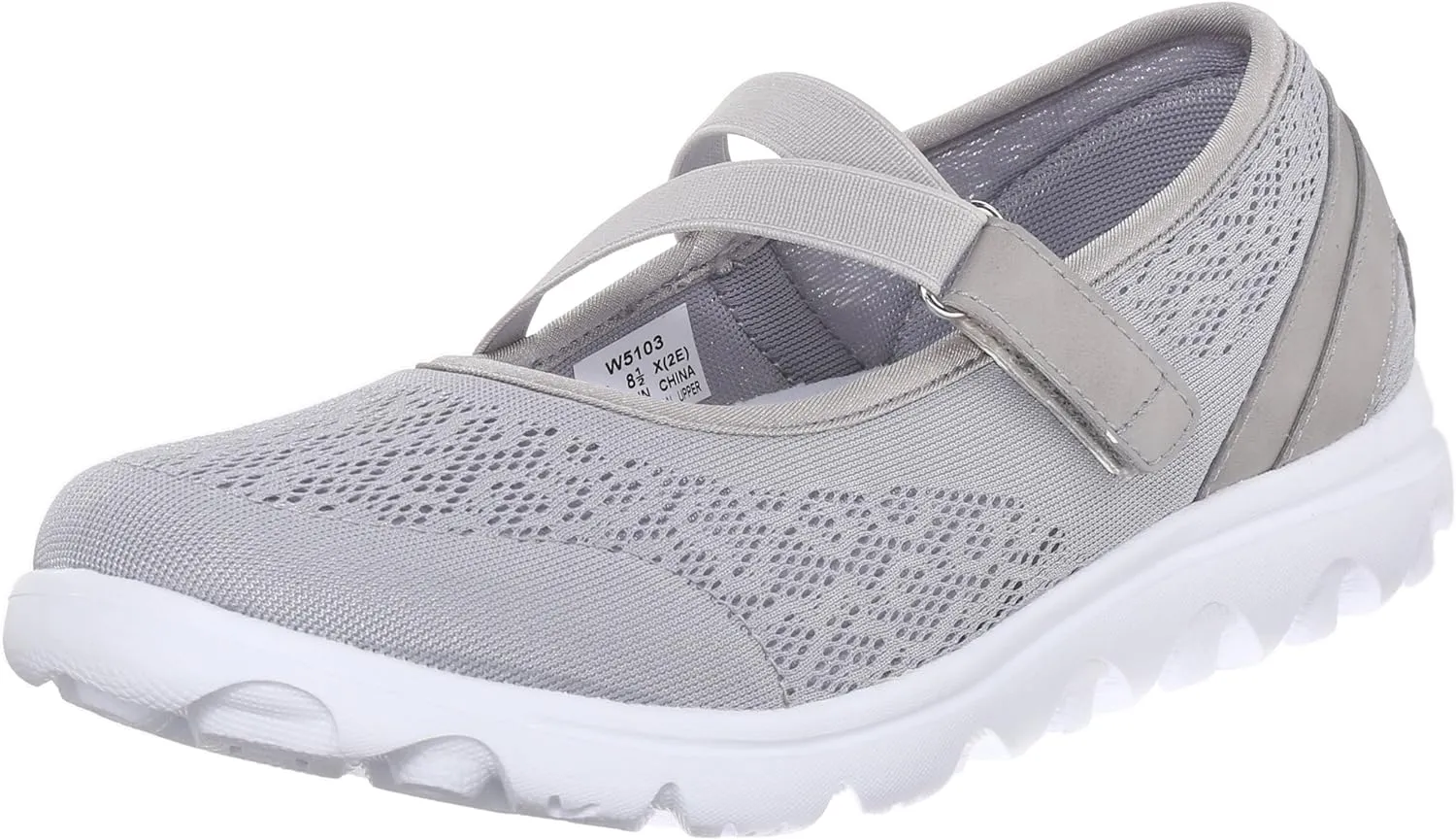 Propet Womens TravelActiv Mary Jane Flats Casual - Grey