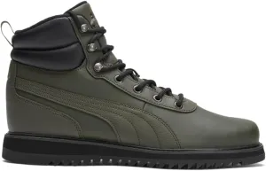 PUMA Mens Desierto V2 Leather Lace Up Casual Boots Ankle - Green - Size 7 M