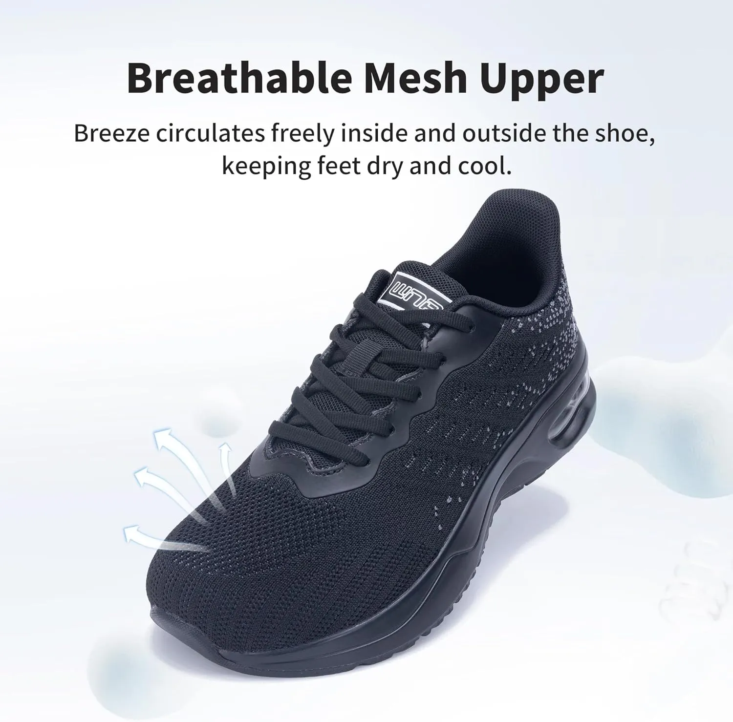 QAUPPE Wide Toe Box Shoes Women Arch Support Running Shoes for Plantar Fasciitis Wide Width Tennis Walking Sneakers