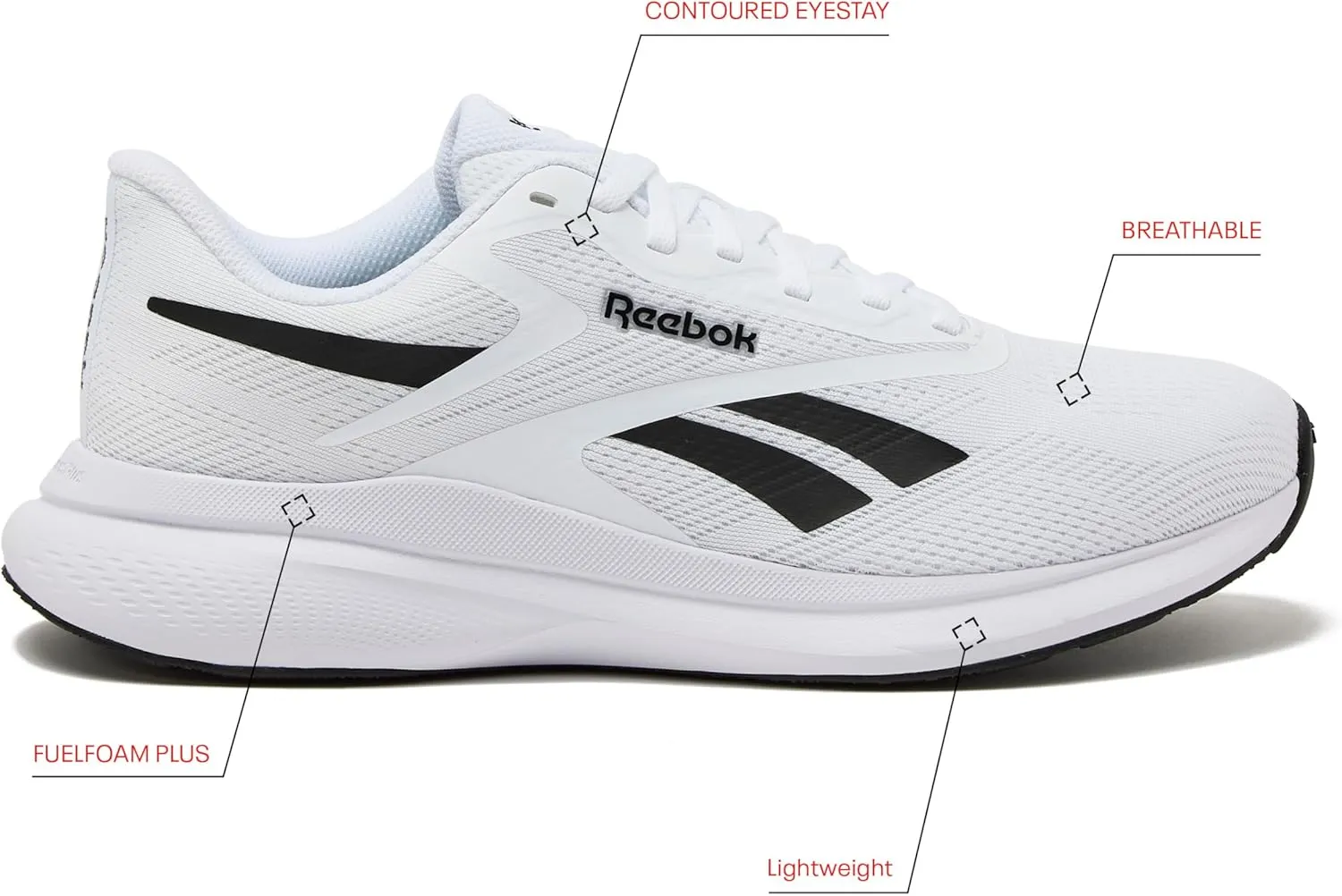 Reebok Men's Energen 4 Running Shoes, Lightweight Athletic Sneakers Size 6.5 to 14