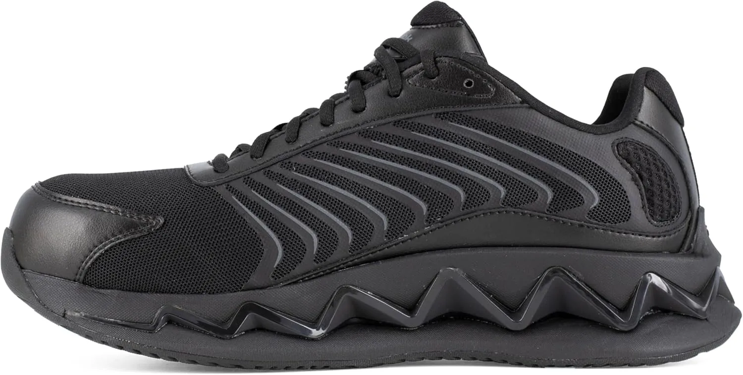 Reebok Women's Rb237 Zig Elusion Heritage Work Construction Shoe Light Grey Safety