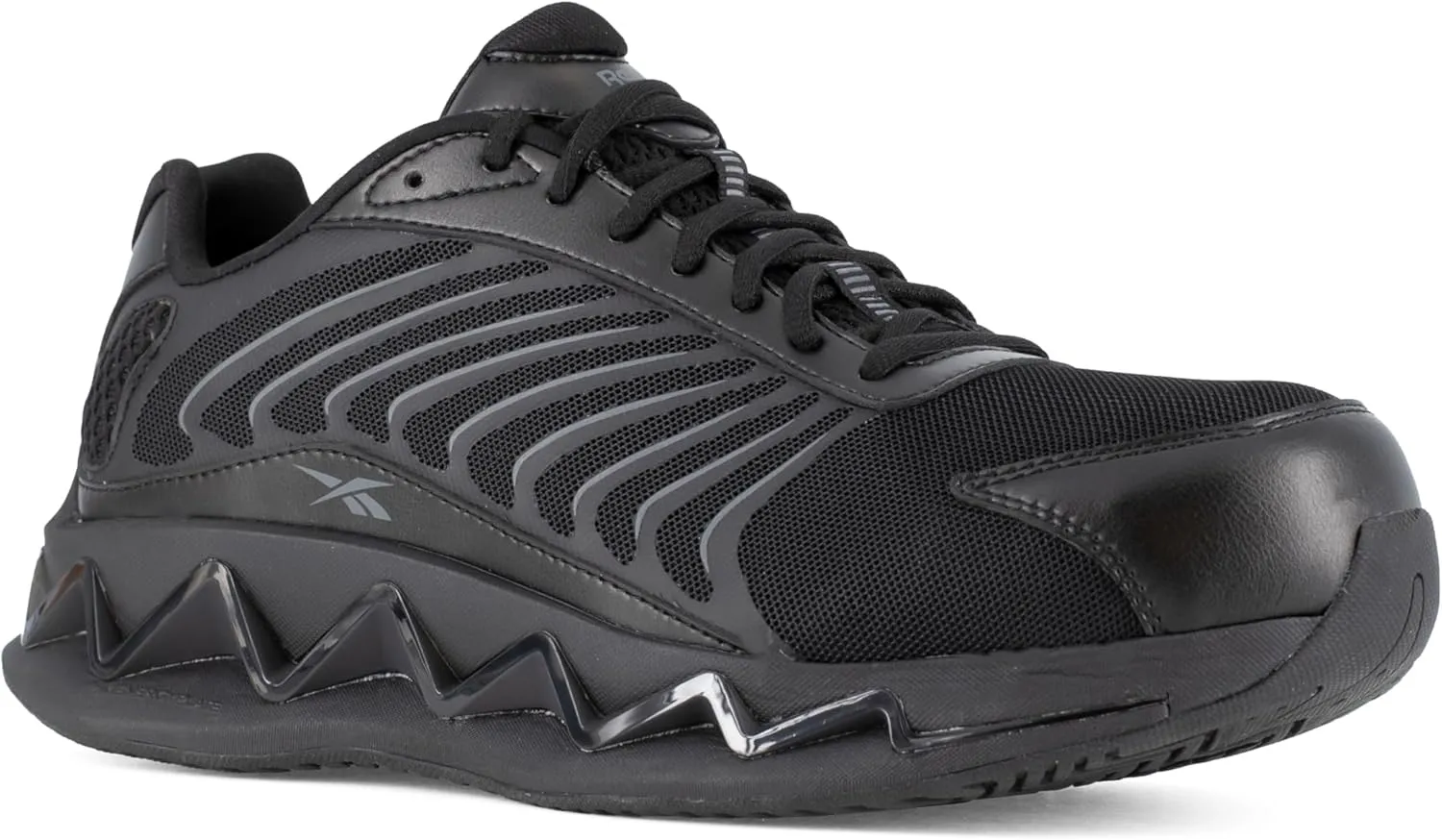 Reebok Women's Rb237 Zig Elusion Heritage Work Construction Shoe Light Grey Safety