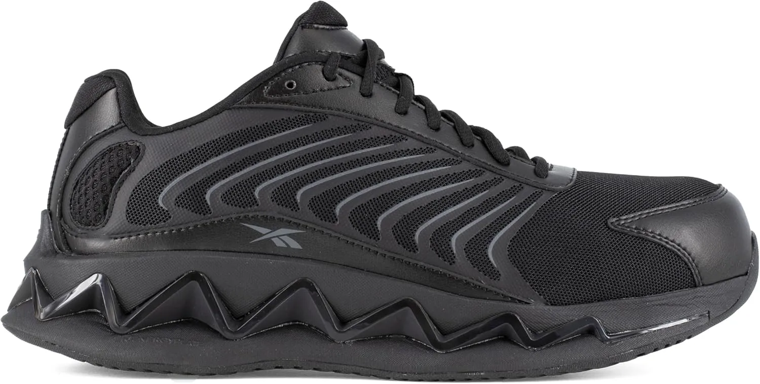 Reebok Women's Rb237 Zig Elusion Heritage Work Construction Shoe Light Grey Safety