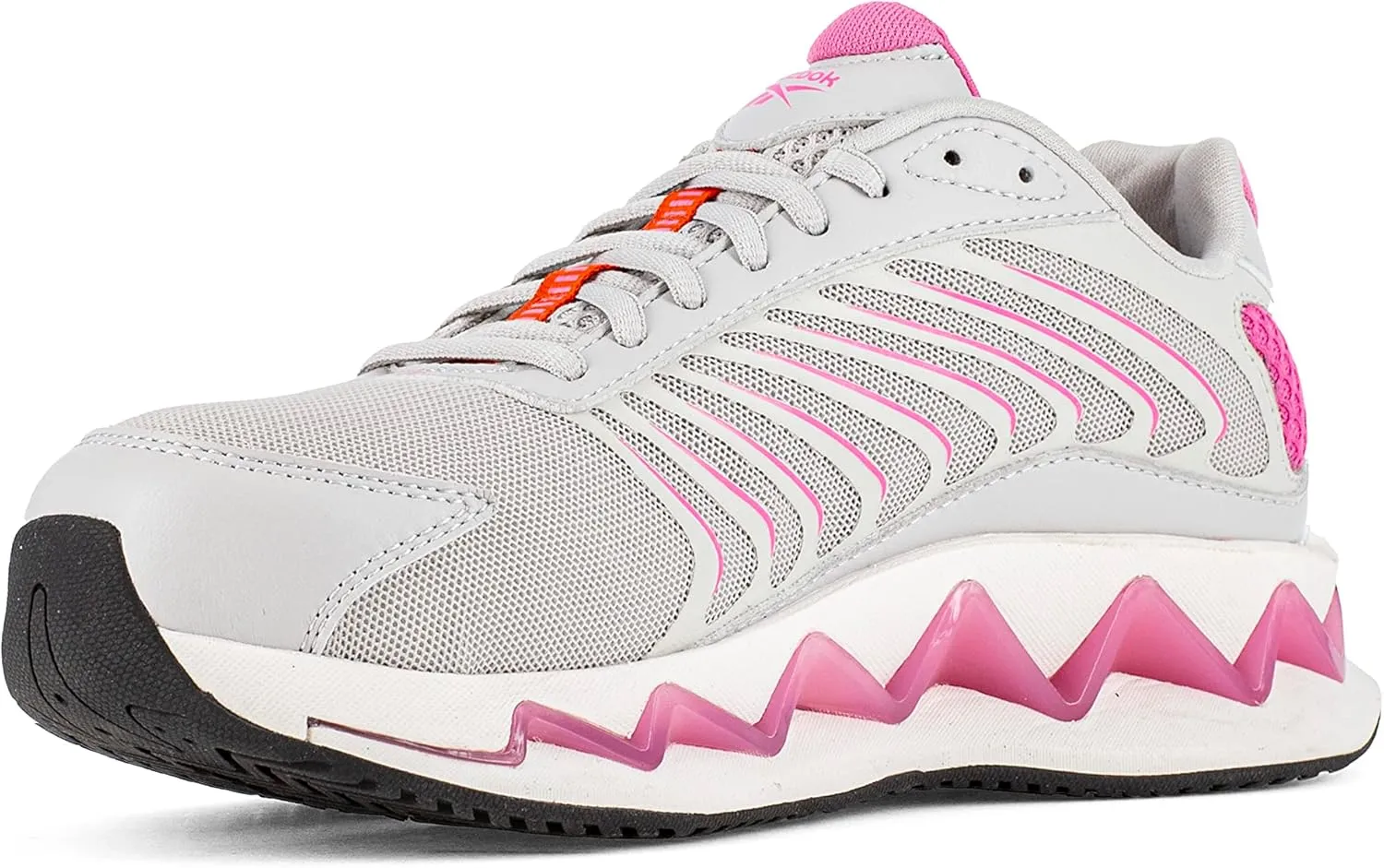 Reebok Women's Rb237 Zig Elusion Heritage Work Construction Shoe Light Grey Safety