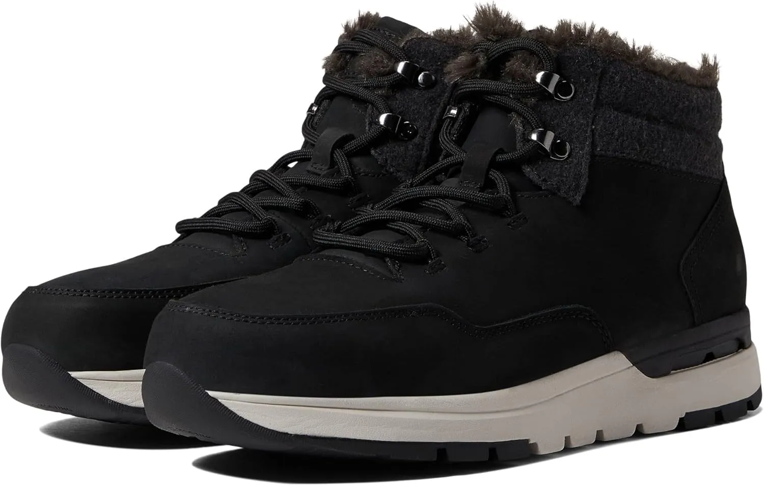 Rockport® Works Pulse Tech Work EH Composite Work Shoes for Women – Nubuck Leather – Round Toe Black 8.5 W (C)