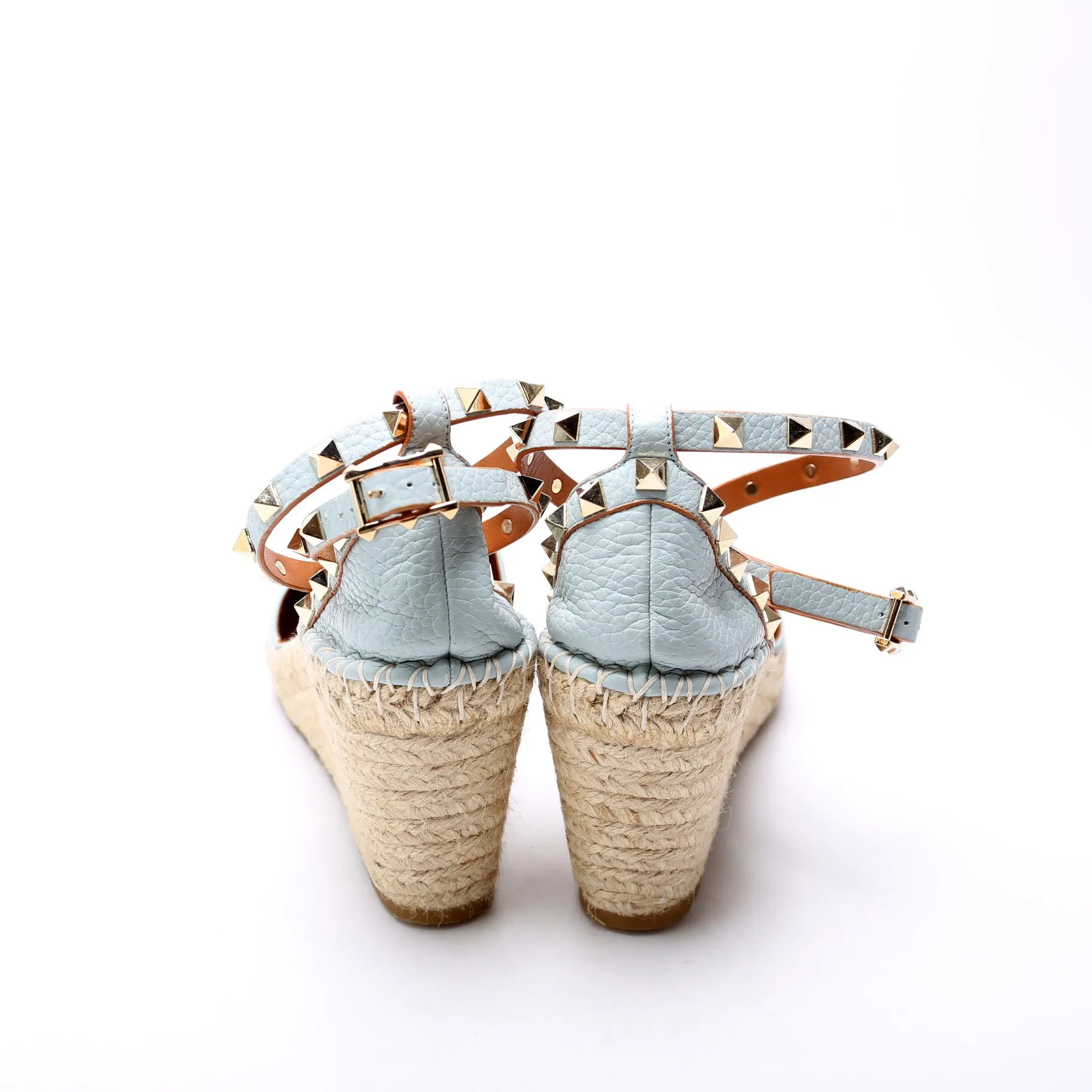 Rockstud Espadrilles Wedge Size 40