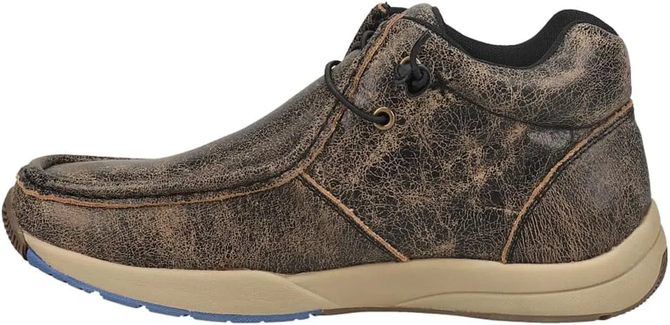 ROPER Mens Clearcut Moc Toe Chukka Casual Boots Ankle - Brown