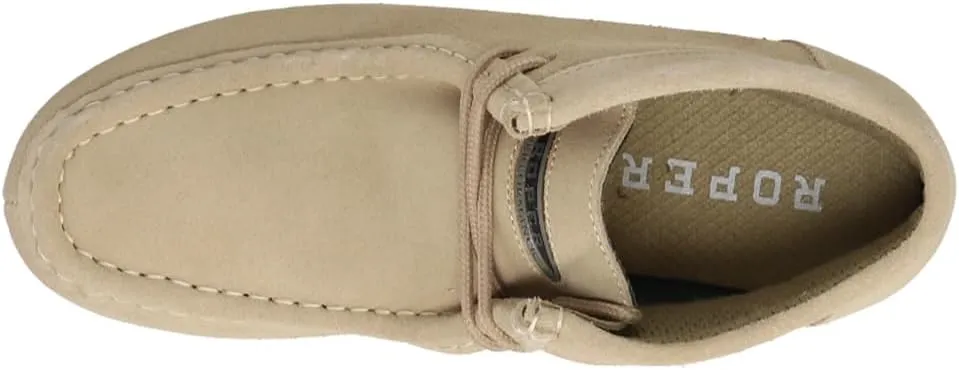 ROPER Womens Gum Sticker Lace Up Casual Boots Ankle - Beige