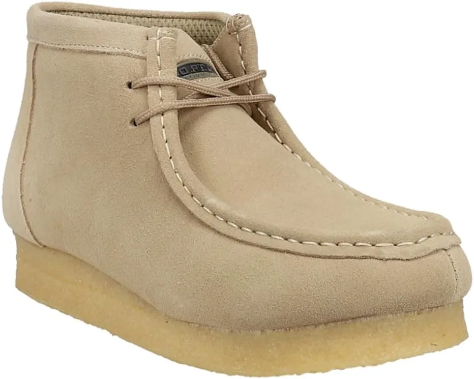ROPER Womens Gum Sticker Lace Up Casual Boots Ankle - Beige