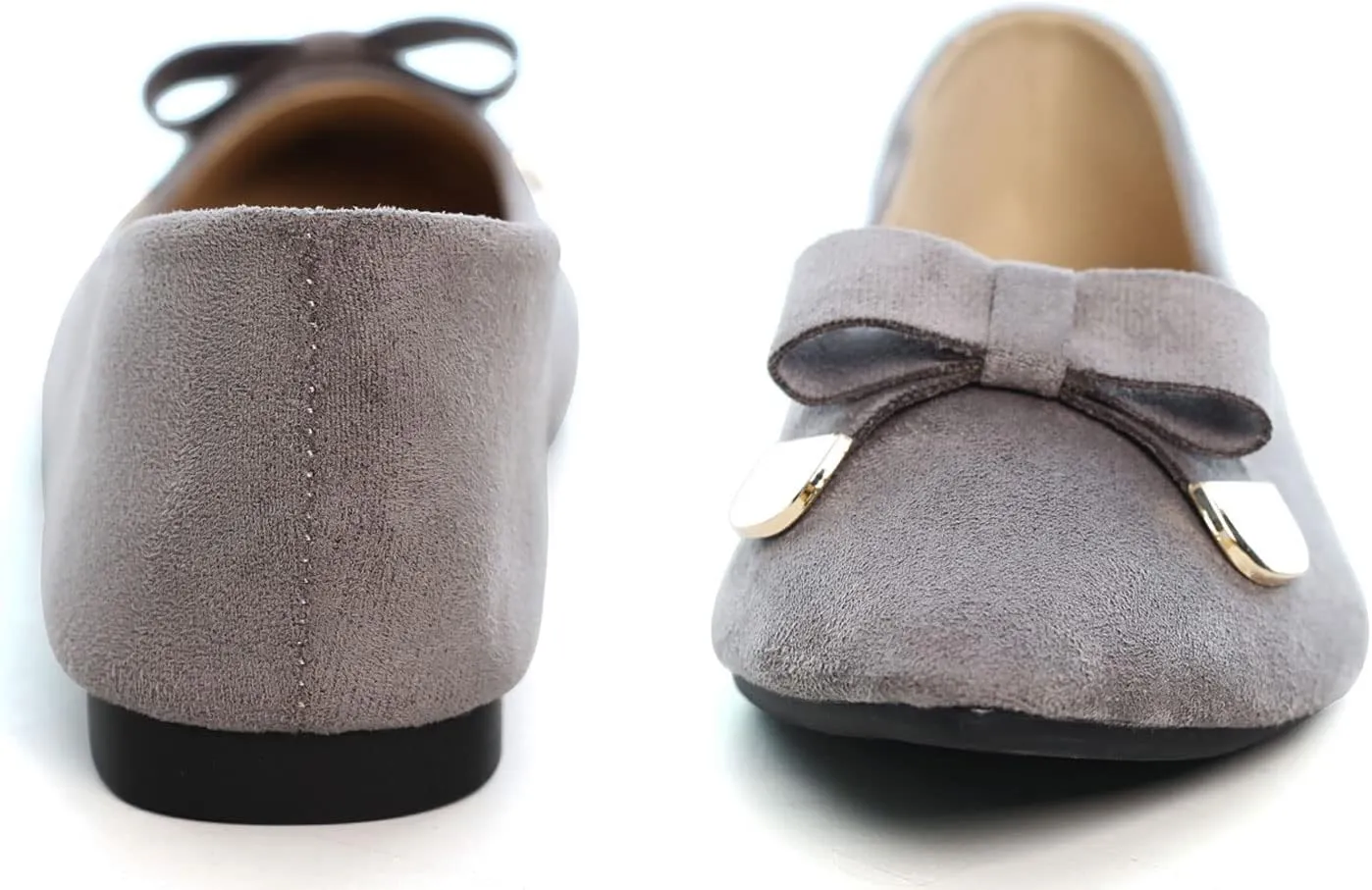 SAILING LU Ballet Flats for Women Dressy Flat Shoes Pointed Toe Bowknot Slip on Flats Shoes Women Loafers Shoes