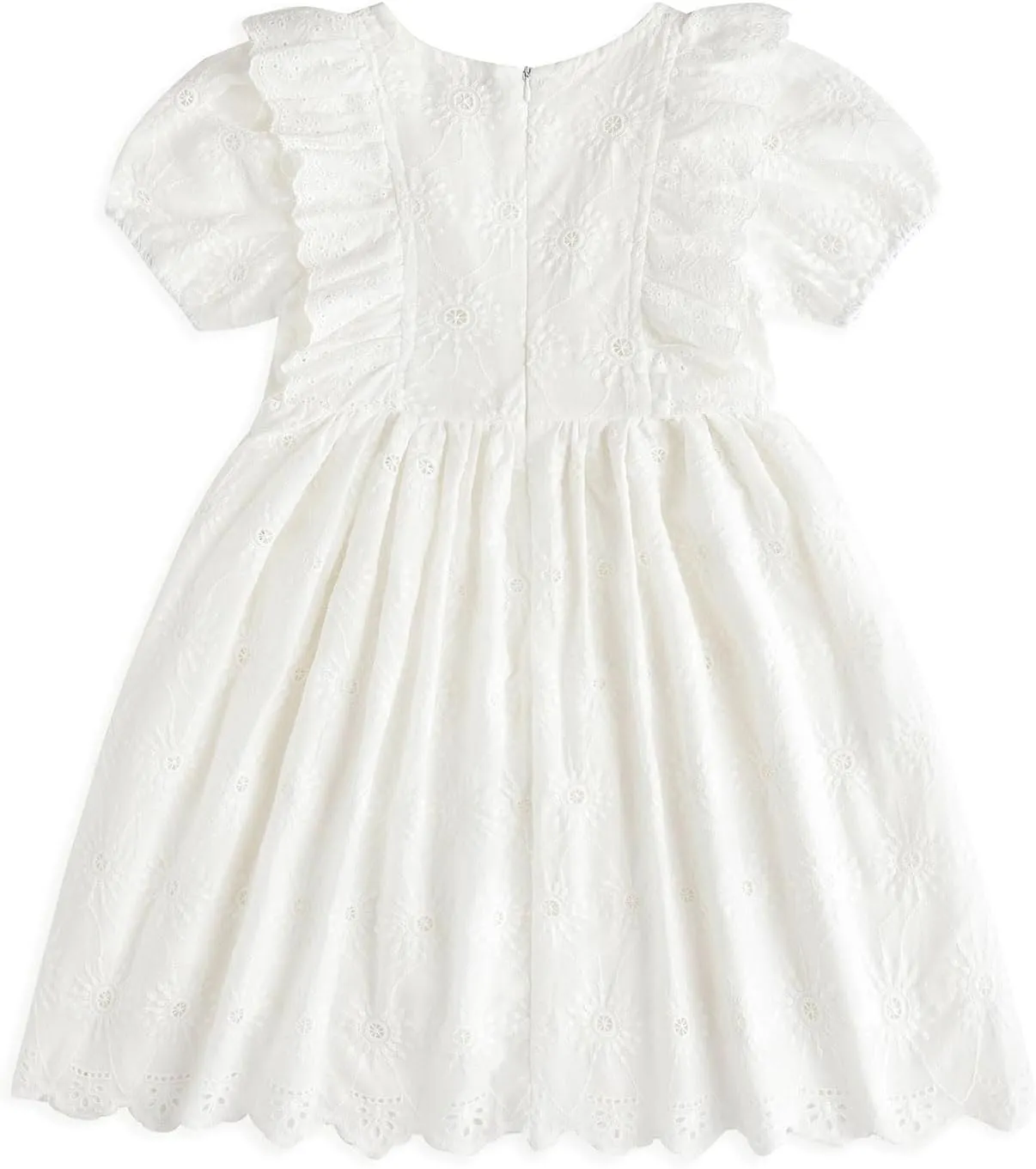 Simplee kids Baby Girl Dress Toddler Casual Dresses Summer Solid Color Floral Girl Clothes