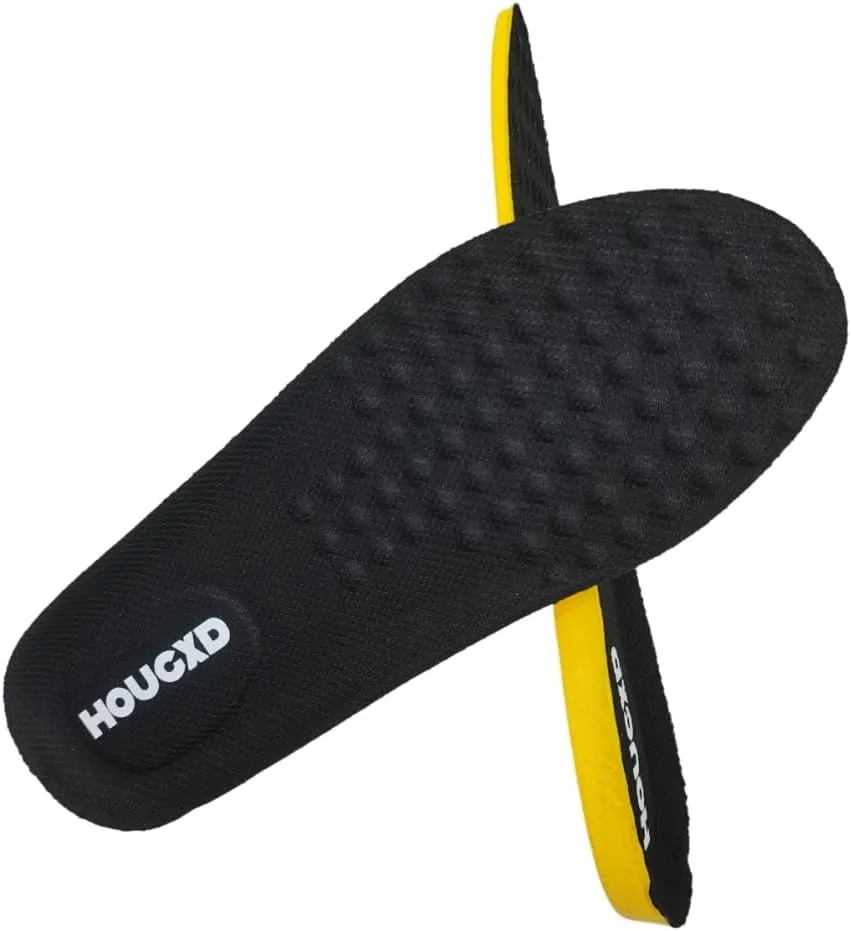 Soft Puncture-Proof Work Insoles, Anti-Spike Work Boots Puncture-Proof Damping Insoles, Men's and Women's Ordinary Shoes Safety Shoe Insoles to Relieve Plantar Fasciitis (US7/9.84in)