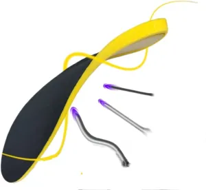 Soft Puncture-Proof Work Insoles, Anti-Spike Work Boots Puncture-Proof Damping Insoles, Men's and Women's Ordinary Shoes Safety Shoe Insoles to Relieve Plantar Fasciitis (US7/9.84in)