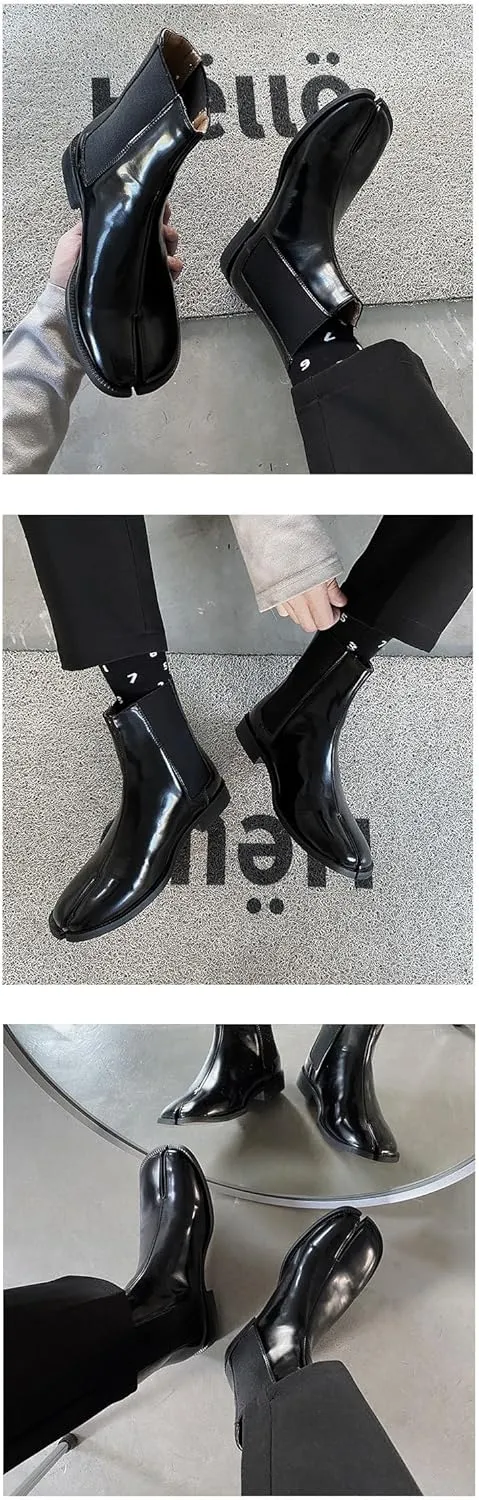 Tabi Boots for Men Women Split Toe Loafers Alternative Non Slip Breathable Boots Corporate Goth Rave Shoes Grunge Cute Kawaii Fashion Trendy Elegant Dressy Pumps Office Business Summer Fall Outdoors