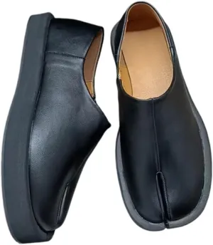 Tabi Shoes for Men Women Split Toe Loafers Platform Alternative Non Slip Breathable Boots Corporate Goth Rave Grunge Cute Kawaii Fashion Trendy Elegant Dressy Pumps Office Business Summer Fall Outdoor