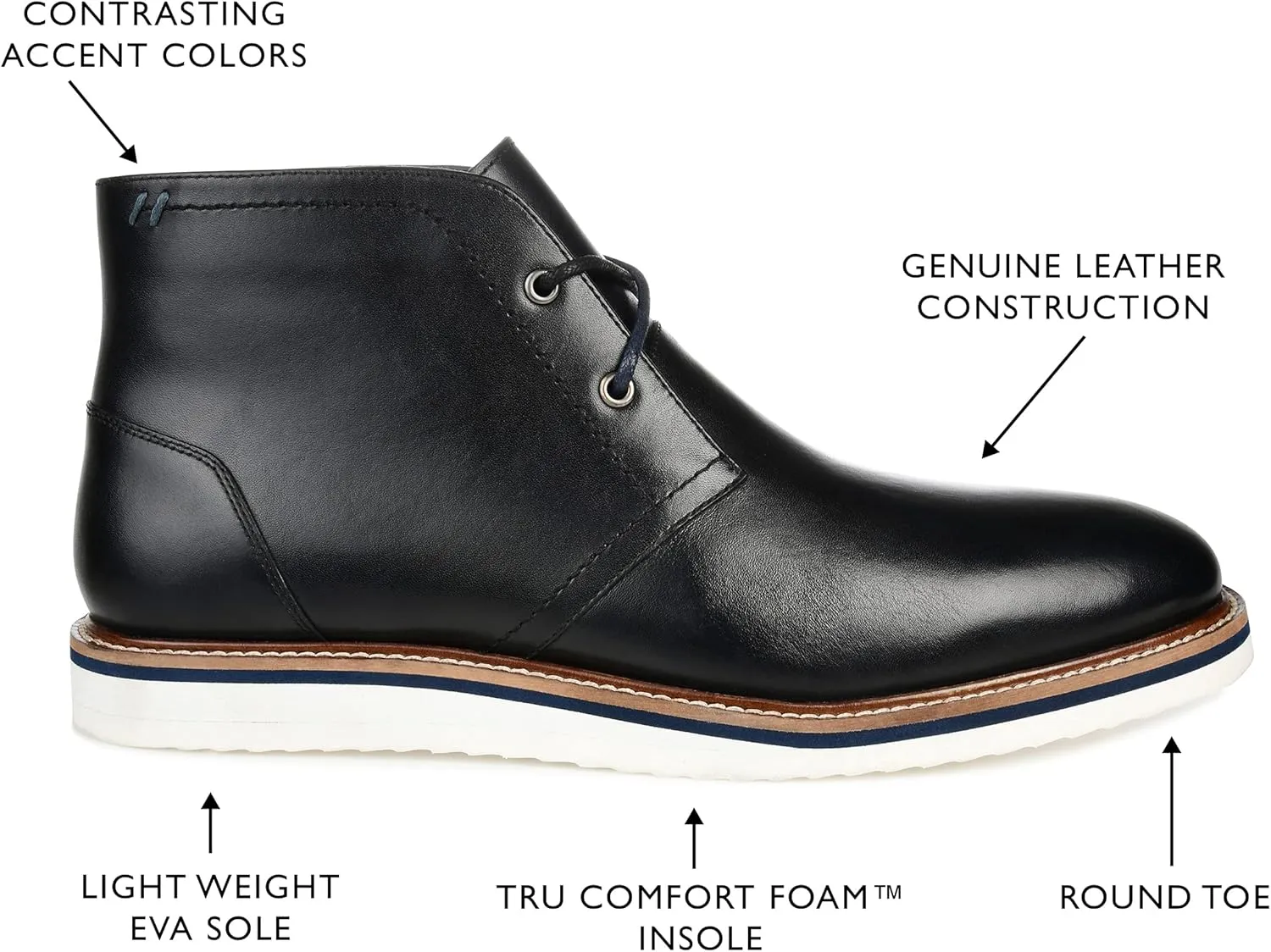 Thomas & Vine Men's Chukka Boots
