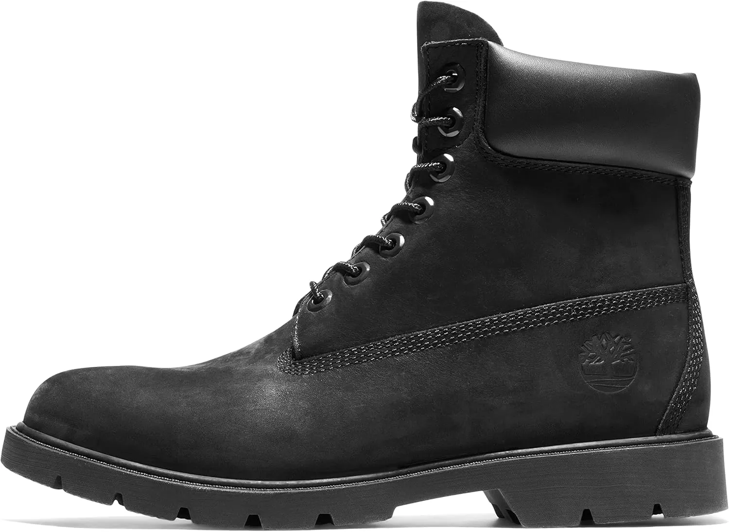 Timberland Mens 6" classic Lugged Sole Leather Combat & Lace-Up Boots