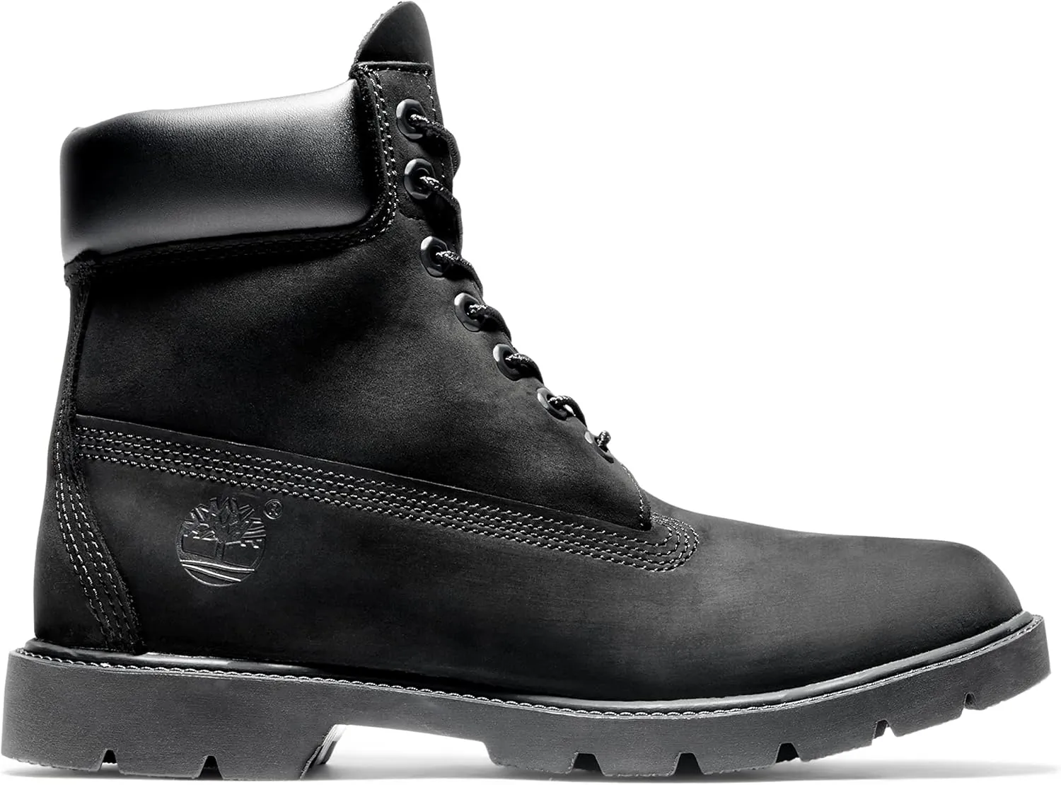 Timberland Mens 6" classic Lugged Sole Leather Combat & Lace-Up Boots