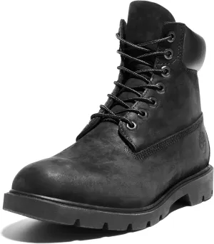 Timberland Mens 6" classic Lugged Sole Leather Combat & Lace-Up Boots