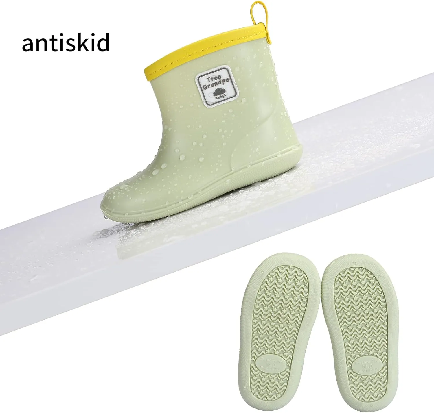 Toddler Rain Boots for Boys Girls Baby Rain boot Lightweight Kids Rain Boots Infant Rainboots 1-6 Years