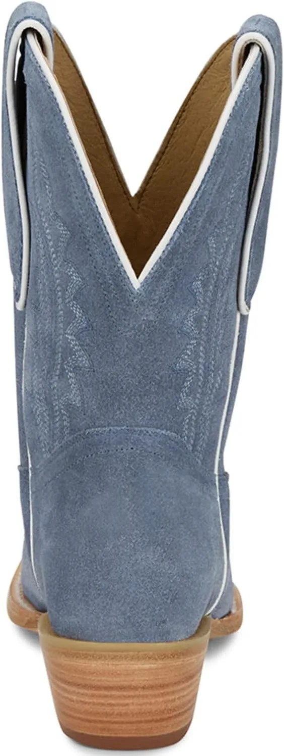 Tony Lama Women's Lea Suede Western Booties Snip Toe - Dr3261