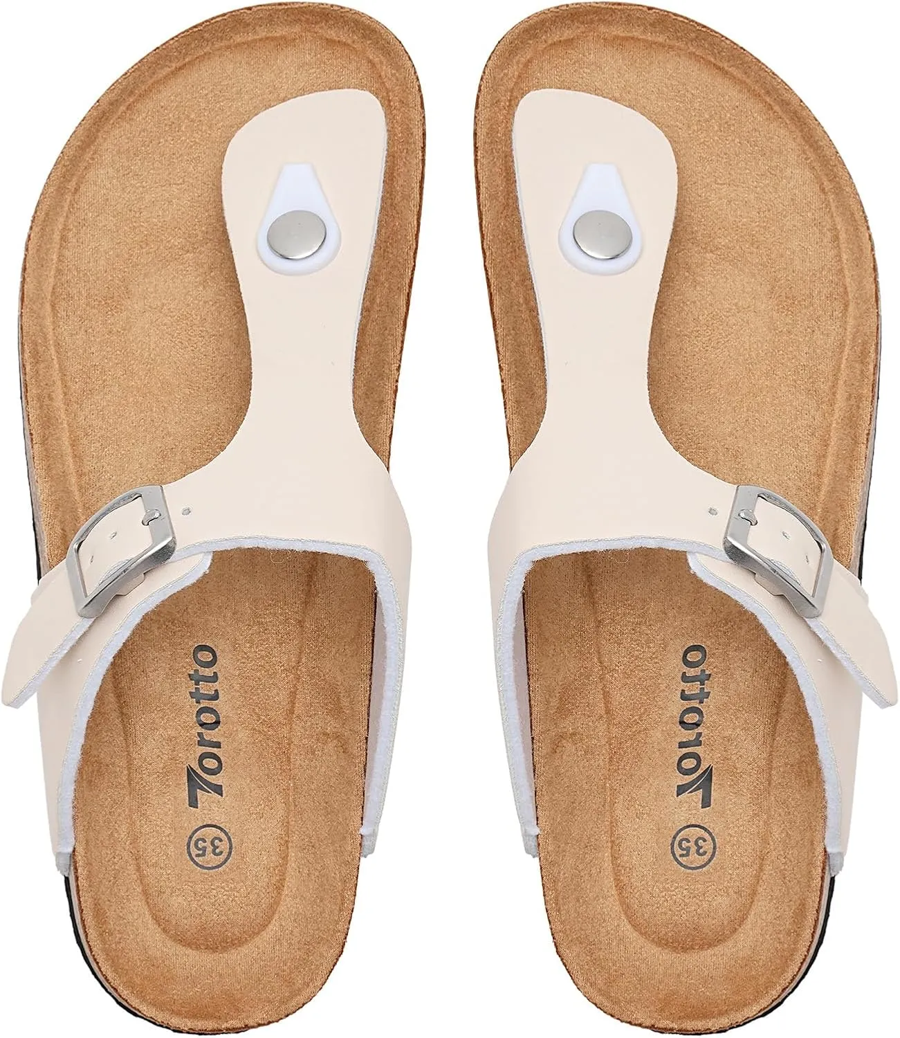 Torotto Boys Girls Glitter Slide Sandals Kids Flip Flops Cork Slipper with Adjustable Straps (Toddler/Little Kid/Big Kid)