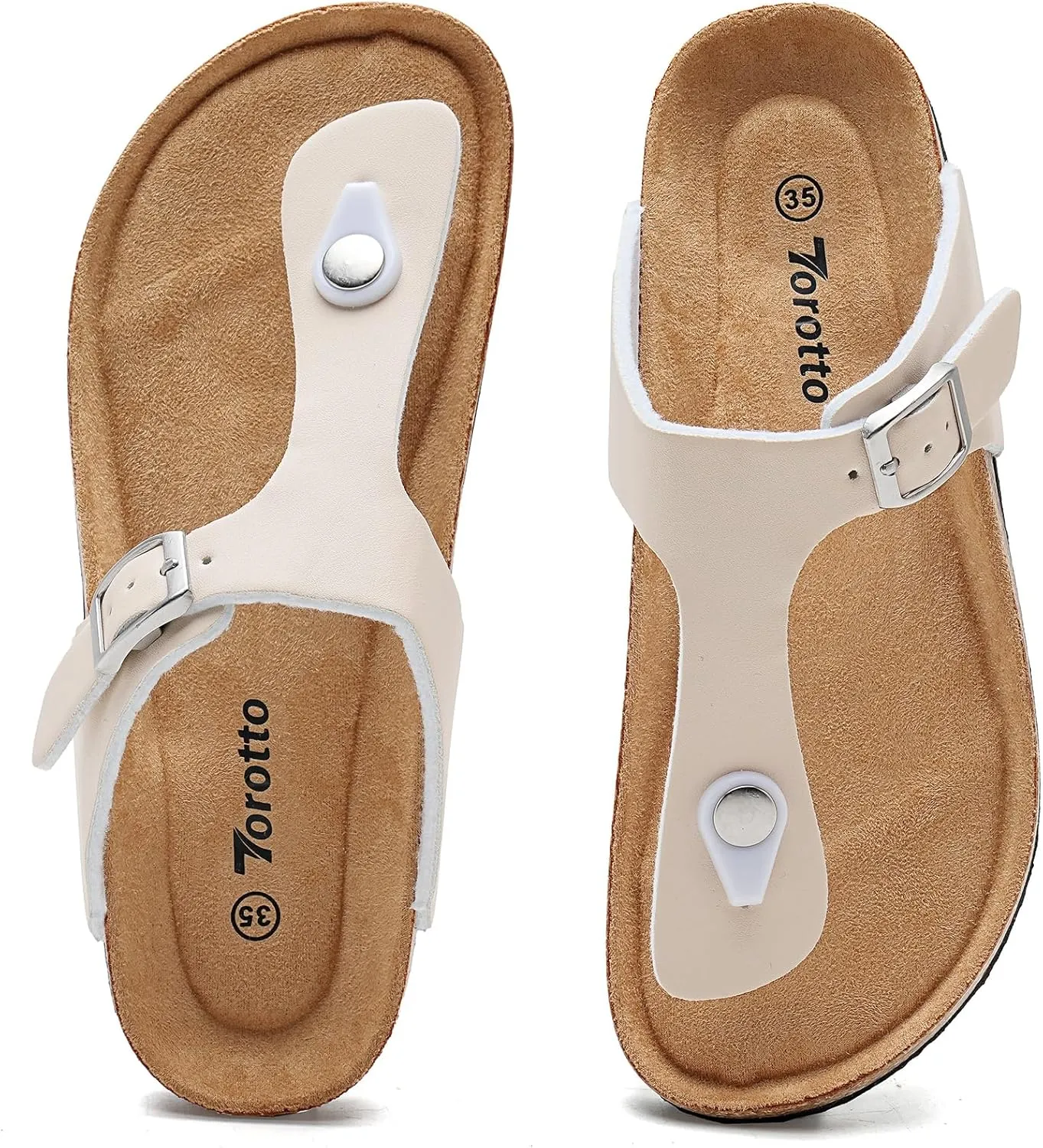 Torotto Boys Girls Glitter Slide Sandals Kids Flip Flops Cork Slipper with Adjustable Straps (Toddler/Little Kid/Big Kid)