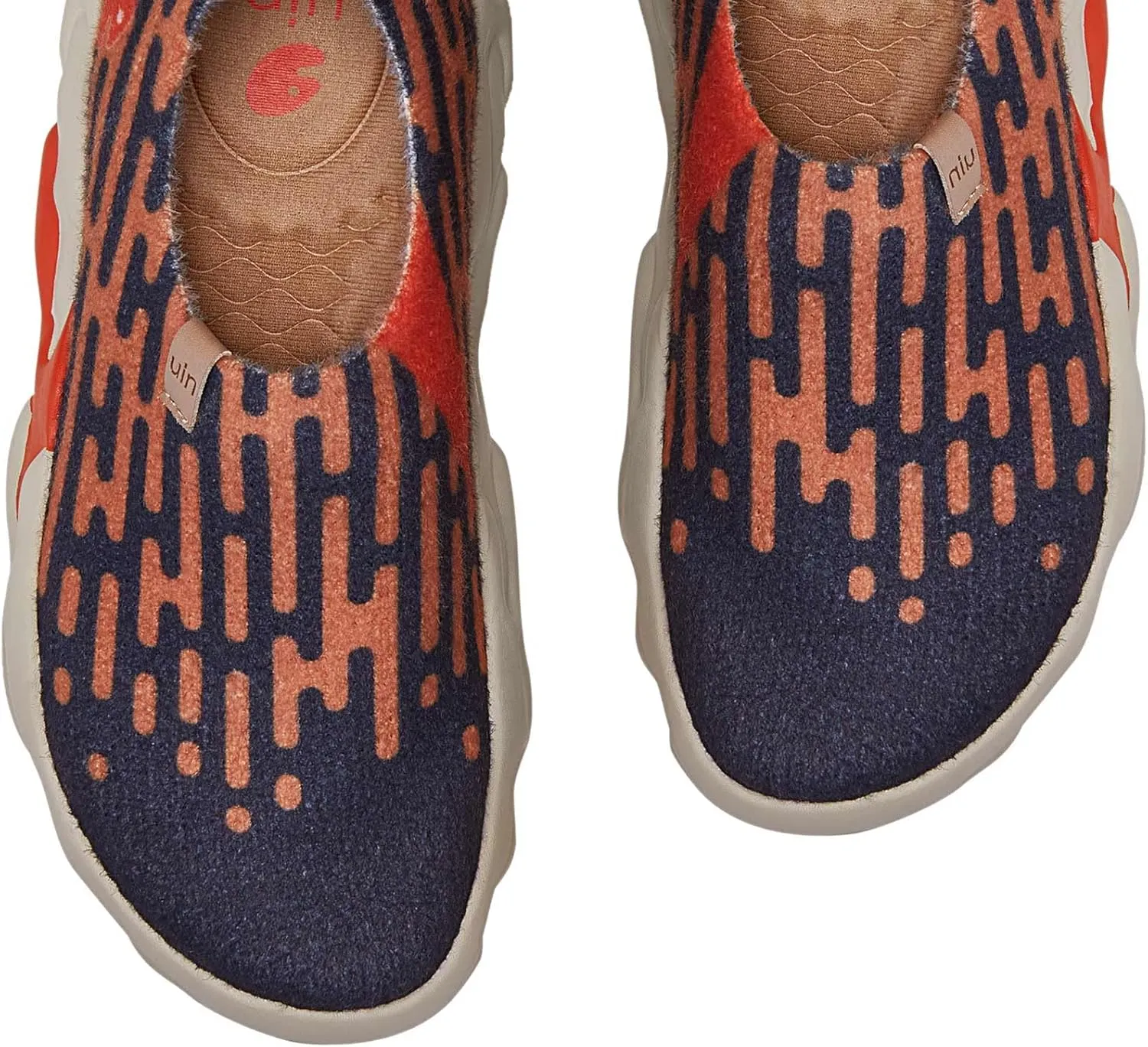 UIN Women's Walking Travel Shoes Casual Slip On Loafers Lightweight Art Painted Fashion Sneaker Toledo ⅩⅢ