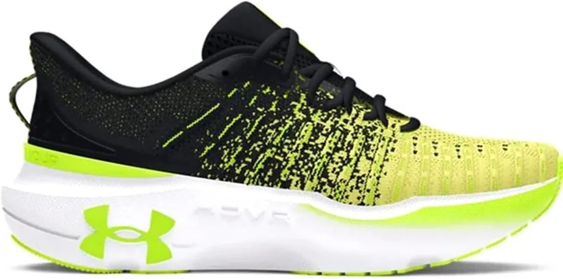 Under Armour Womens Infinite Elite Running Trainers 3027199 Sneakers Shoes (UK 7 US 9.5 EU 41, Black Yellow 004)