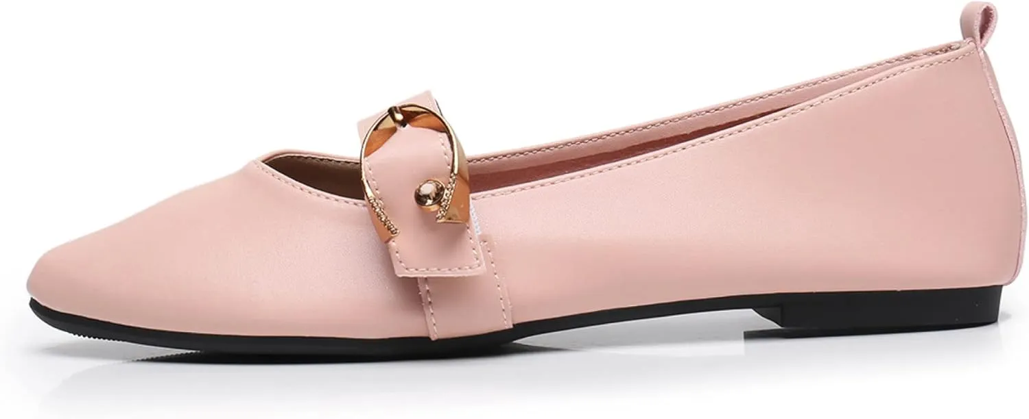 VenusCelia Women's Mary Jane Flat Shoe