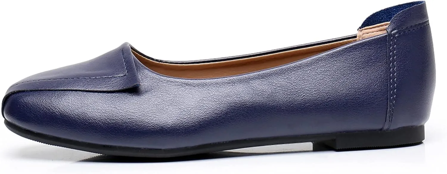 VenusCelia Women's Plain Dance Flat Shoe