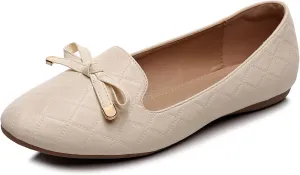 VenusCelia Women's Serenity Bow Flat Shoe